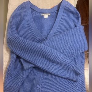blue sweater